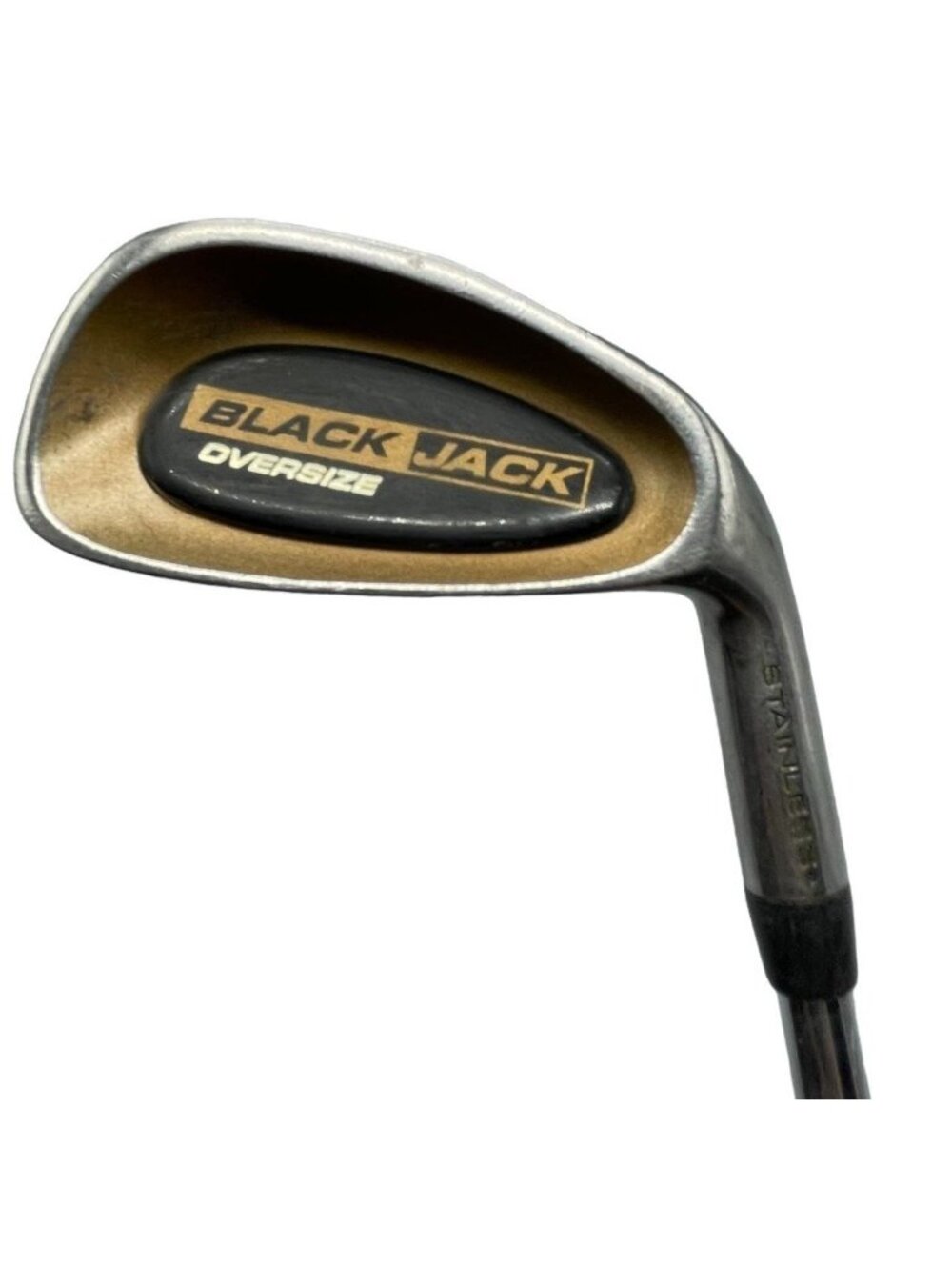 willson black jack 4 iron golf club oversized stainless lamskin grip 37 READ